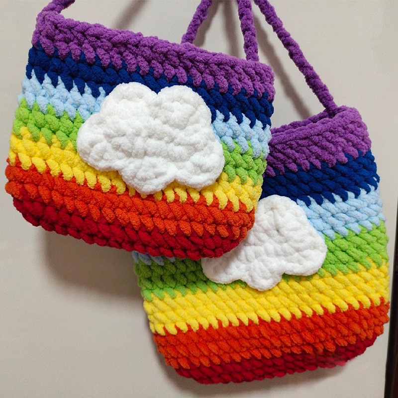 crochet wool bag