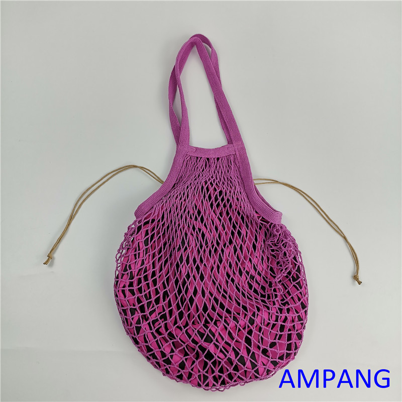 cotton net bag with lining