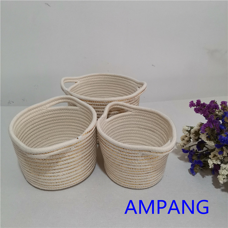 cotton rope basket