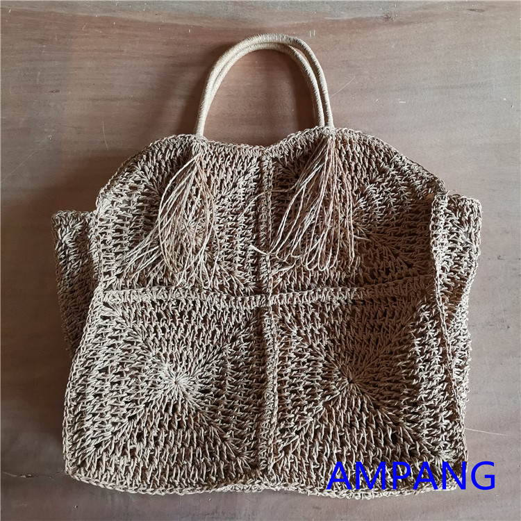 crochet paper bag